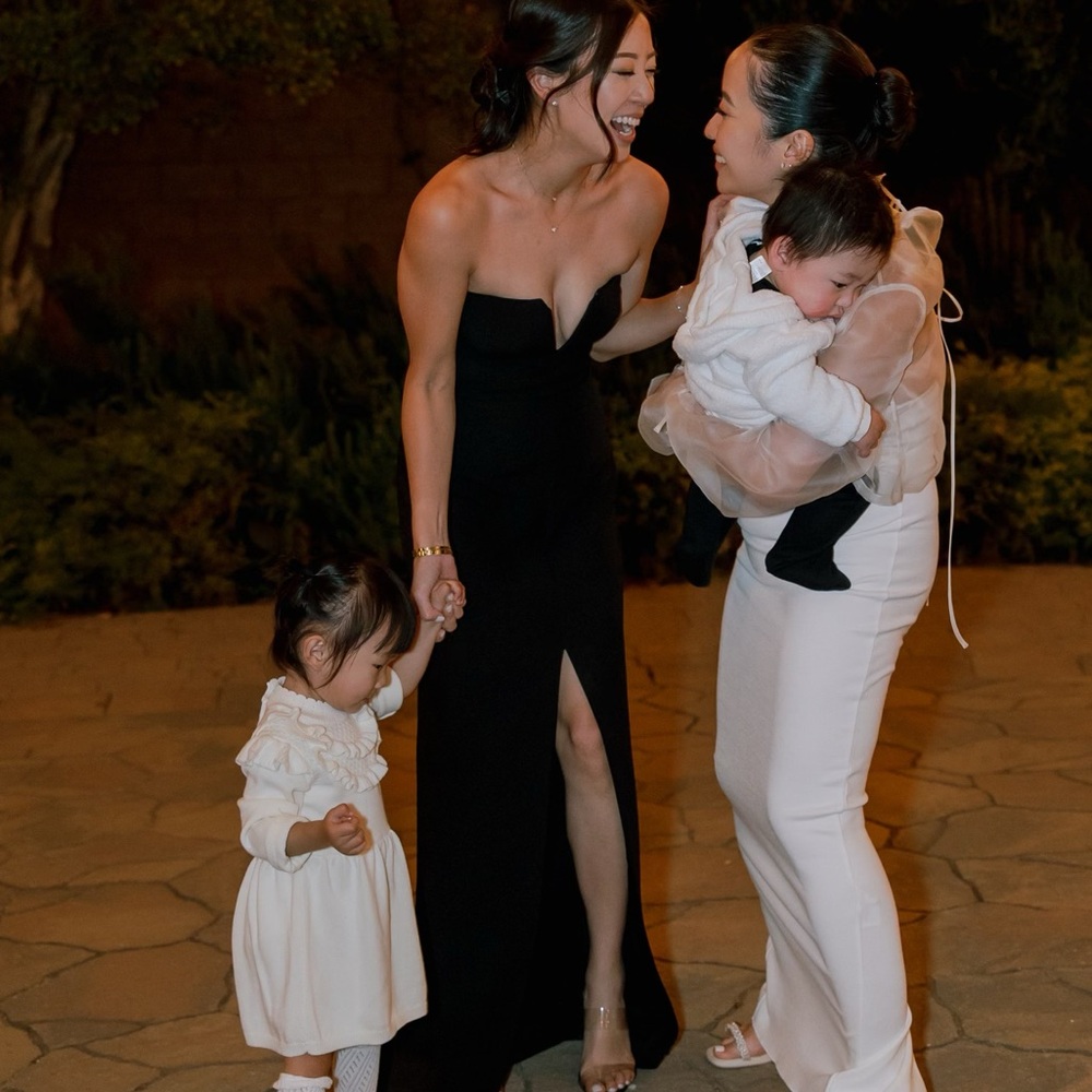 BCBG BLACK STRAPLESS GOWN - Picture 6 of 9